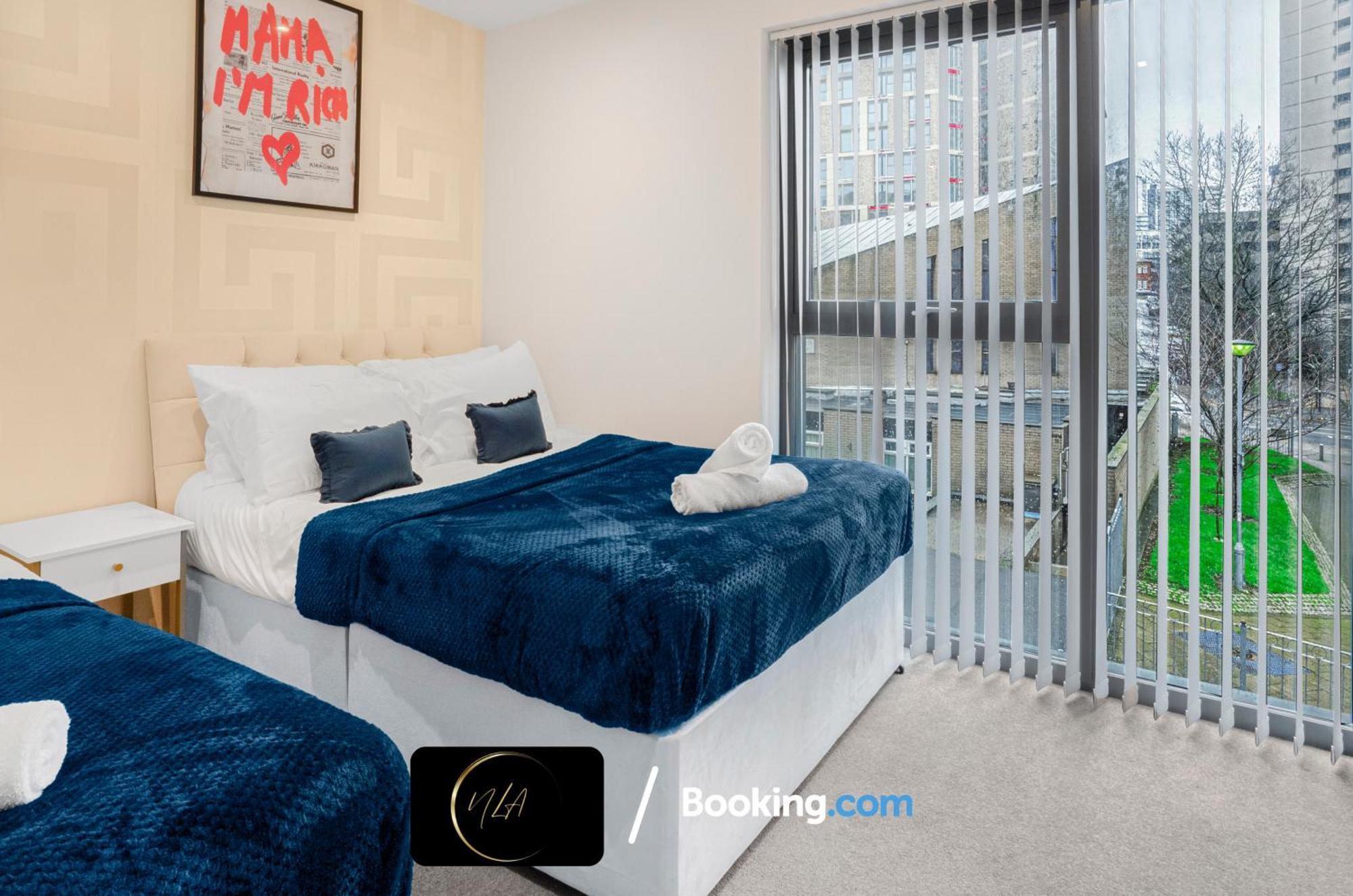 City Centre Apartment With Free Parking, 2 Bathrooms, Netflix And Wifi - Suitable For Contractors And Families - By Noor Luxury Accommodations 伯明翰 外观 照片