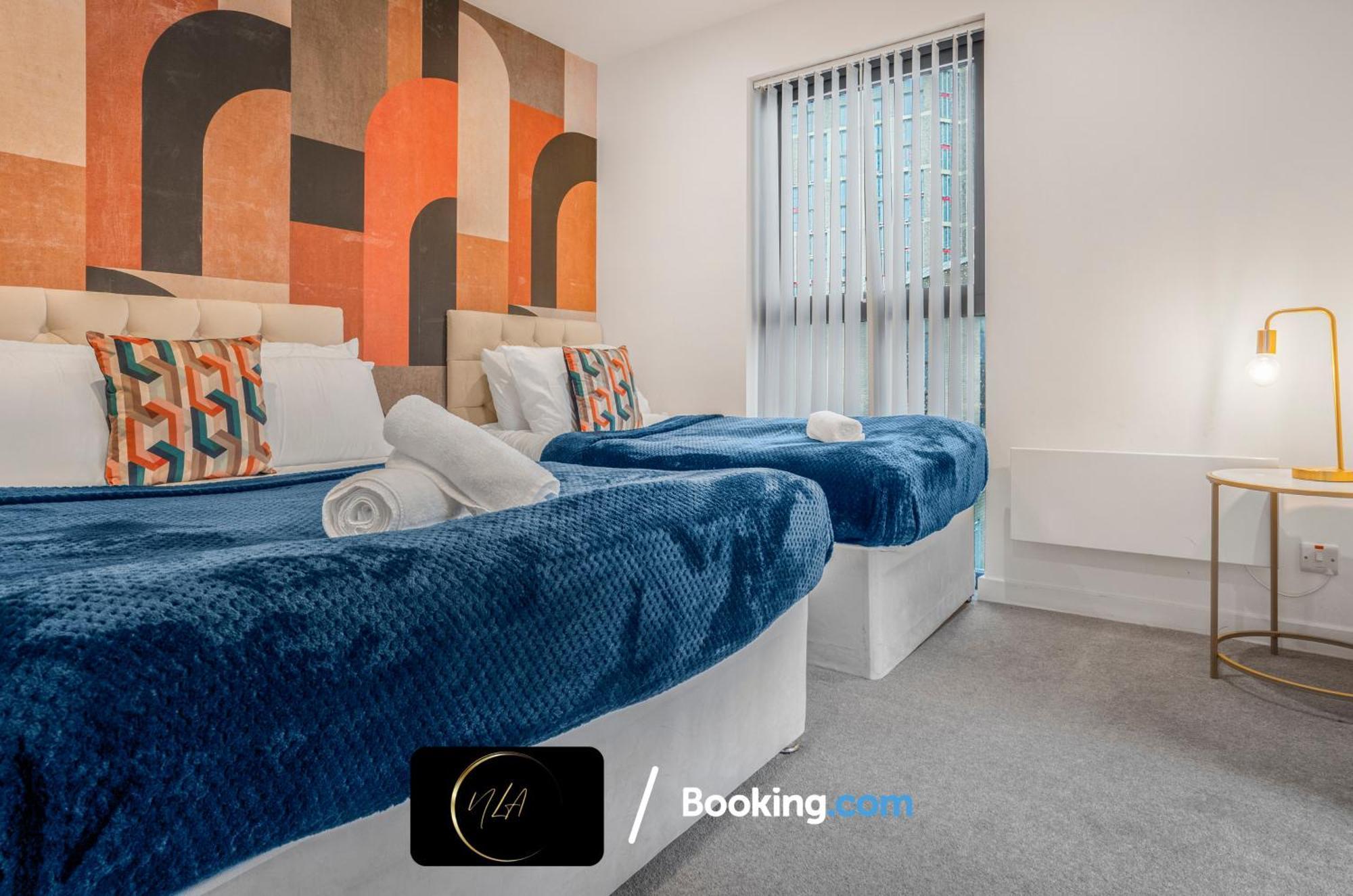 City Centre Apartment With Free Parking, 2 Bathrooms, Netflix And Wifi - Suitable For Contractors And Families - By Noor Luxury Accommodations 伯明翰 外观 照片