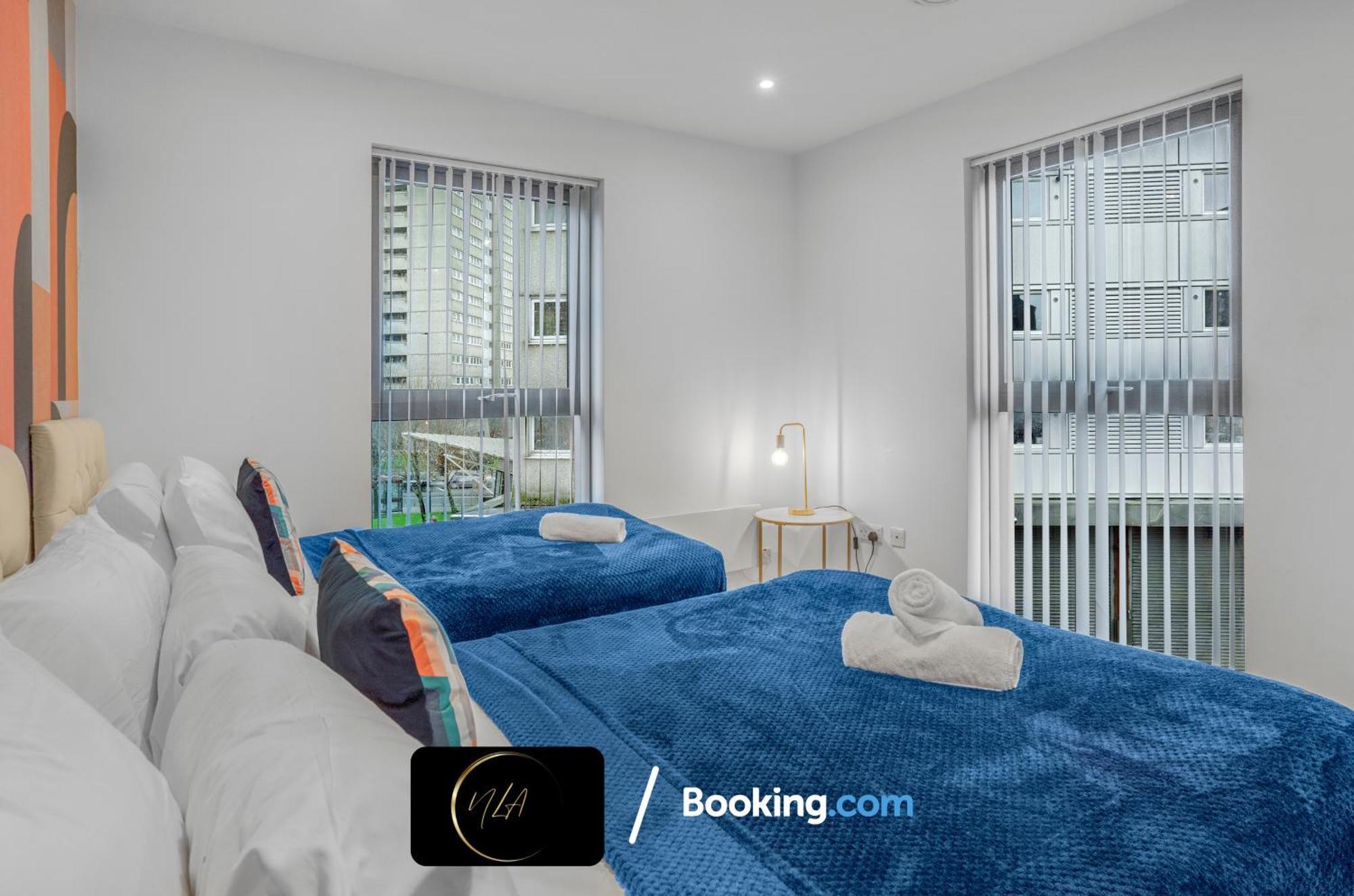 City Centre Apartment With Free Parking, 2 Bathrooms, Netflix And Wifi - Suitable For Contractors And Families - By Noor Luxury Accommodations 伯明翰 外观 照片