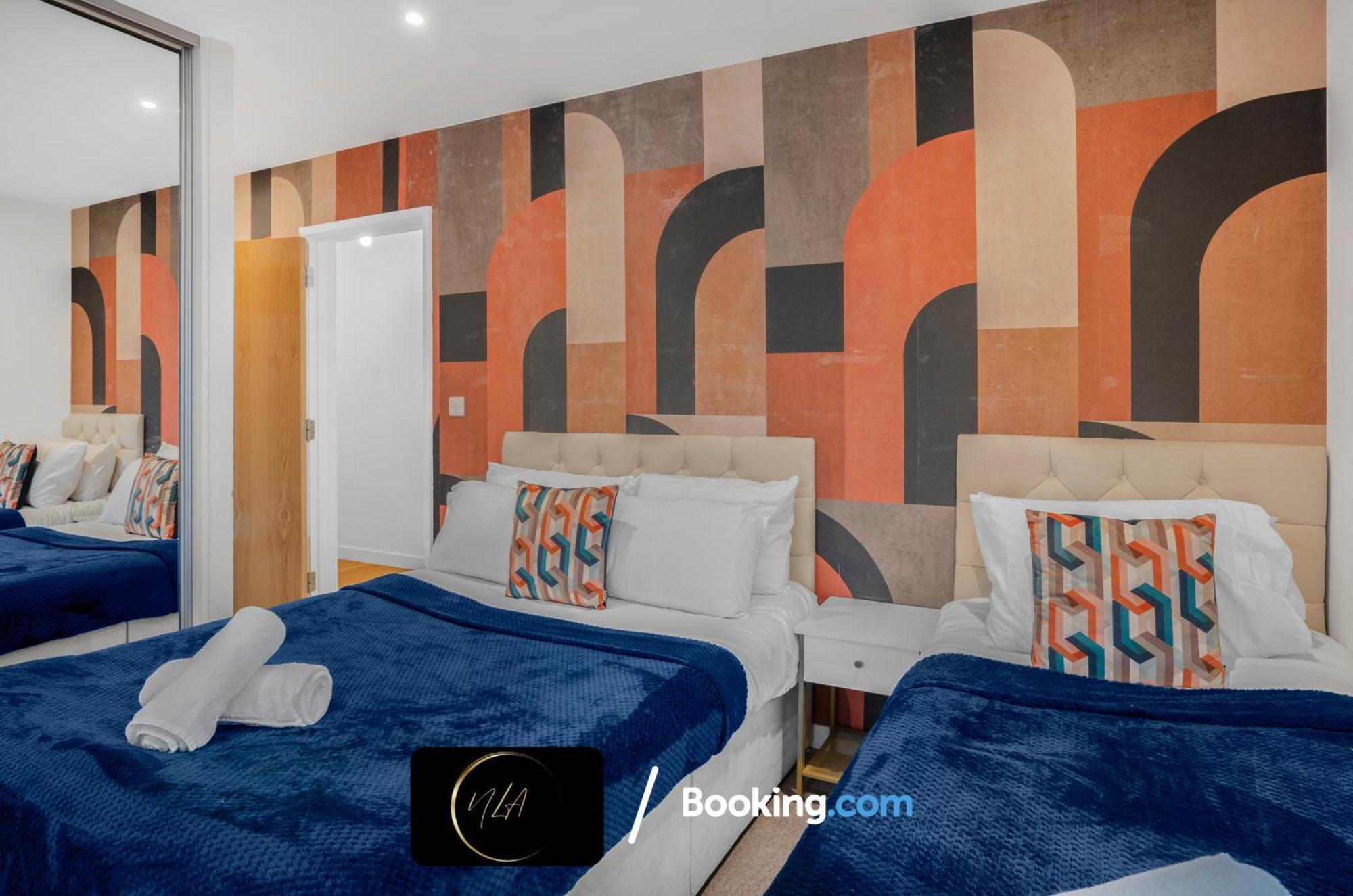 City Centre Apartment With Free Parking, 2 Bathrooms, Netflix And Wifi - Suitable For Contractors And Families - By Noor Luxury Accommodations 伯明翰 外观 照片